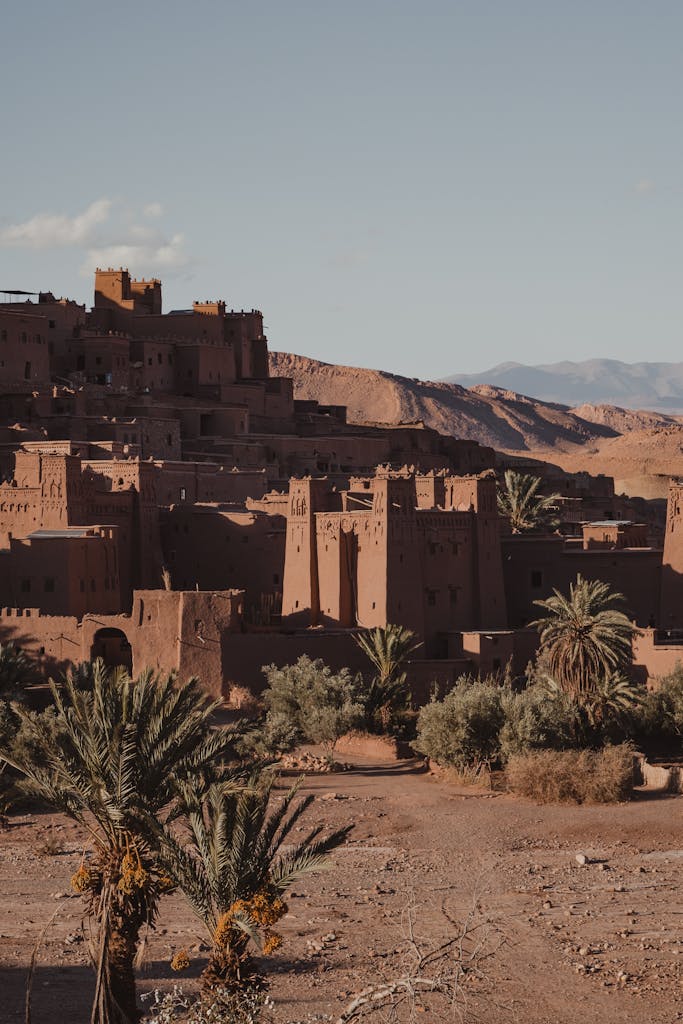 Paisaje de la ciudad de Ait Ben Haddou